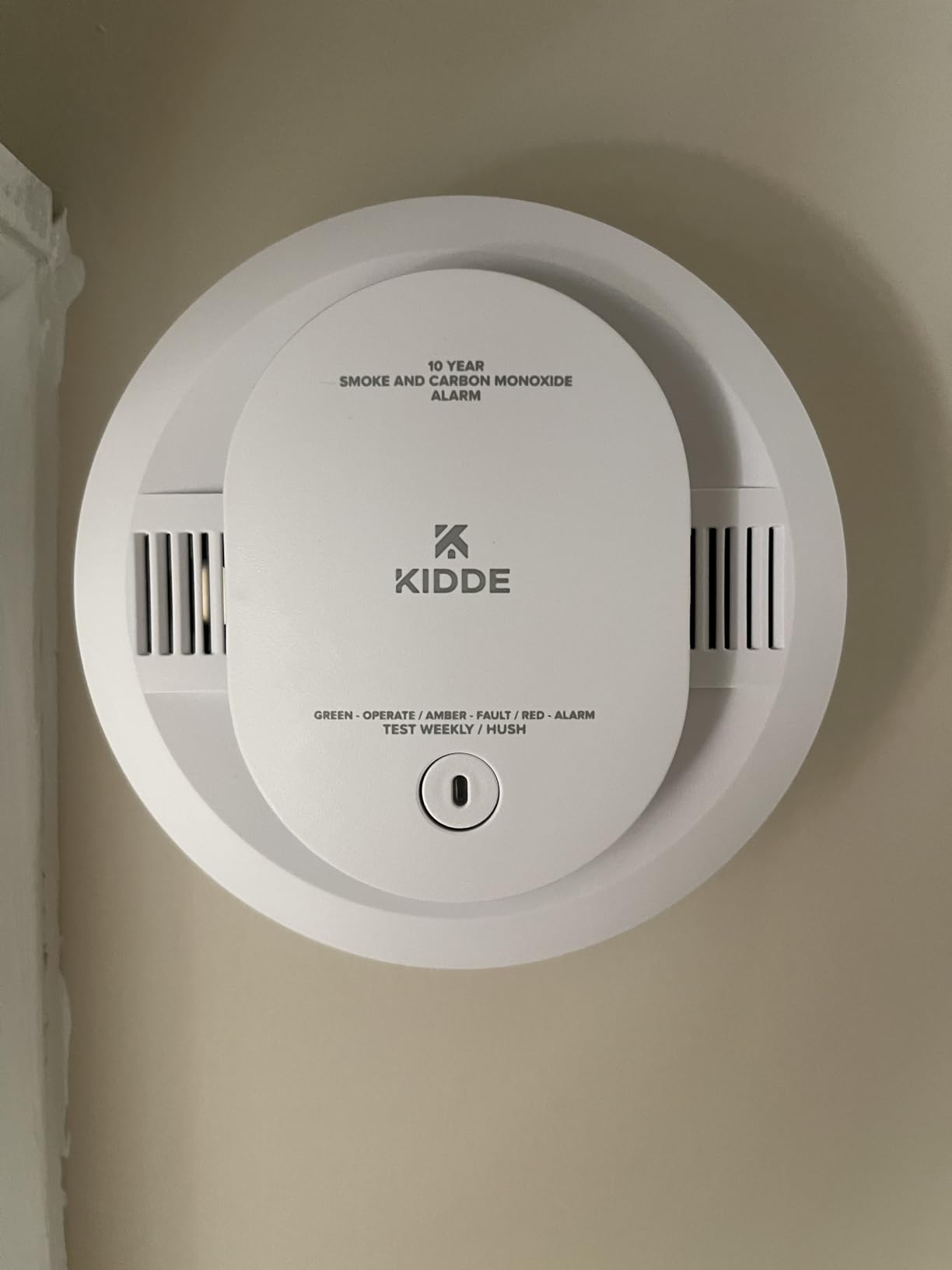 Kidde Smoke and Carbon Monoxide Detector, 10-Year Battery Powered, LED Status Lights, 85 dB Alarm, 30CUD10 customer photo 1