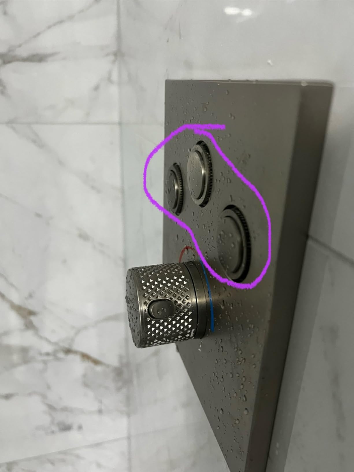 Thermostatic Shower System Matte Black, Push Button Diverter Shower Faucet with 2 in 1 Handheld, Ceiling Mount 12 Inch Shower Head with 6 Inch Wall Mount Shower Head customer photo 2