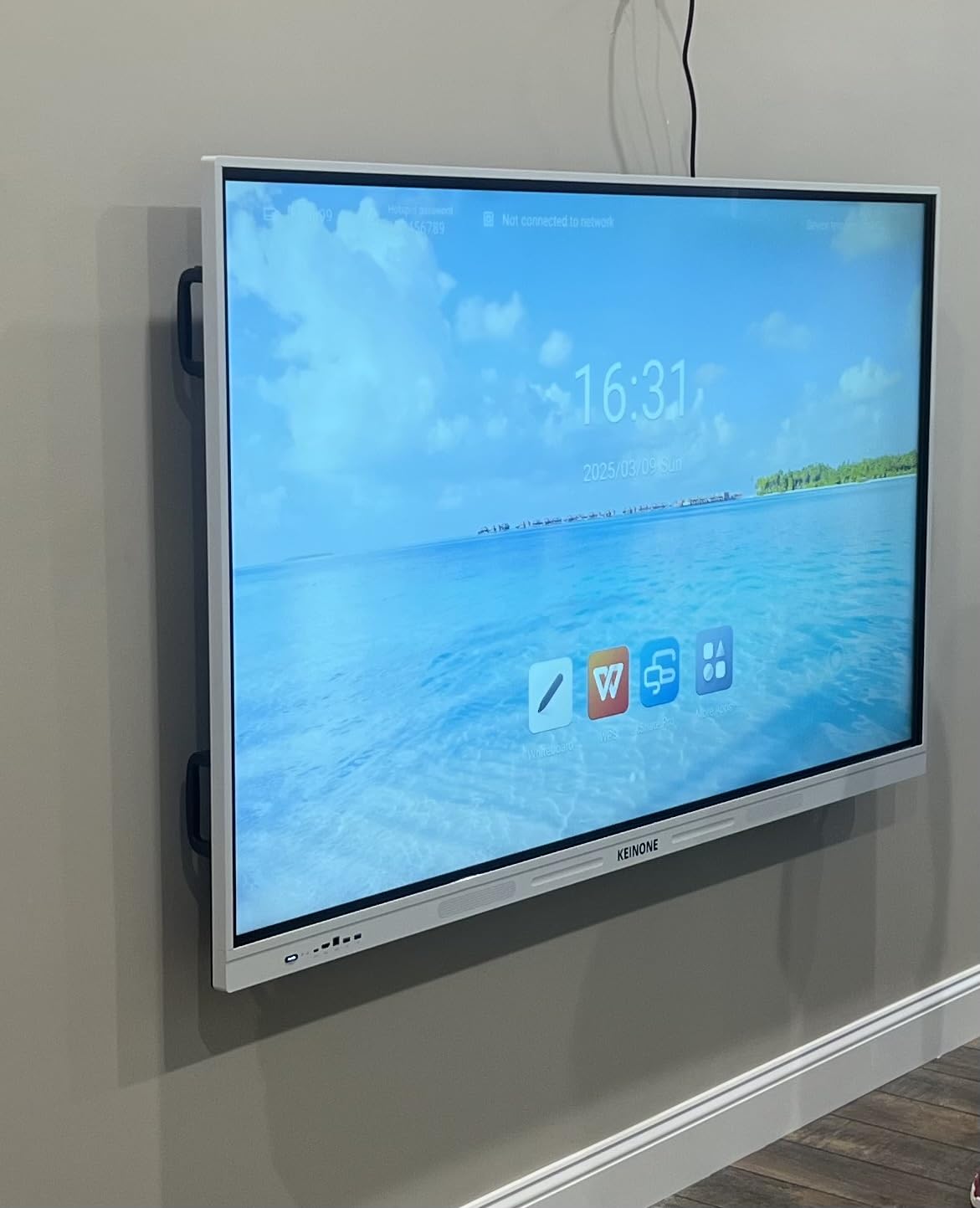 Interactive Smart Board for Classroom, 55'' 8+128 GB Electronic Digital Whiteboard Built-in Android OS & Open App Ecosystem - 4K Touchscreen Smartboard customer photo 2