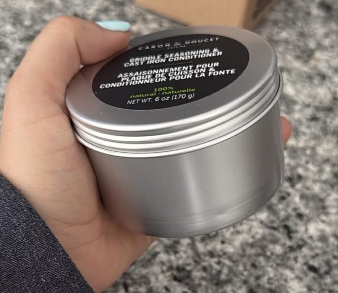 CARON & DOUCET Griddle Seasoning & Cast Iron Conditioner 2 in 1 Formula | Best For Maintaining, Protecting & Conditioning Griddle! customer photo 1