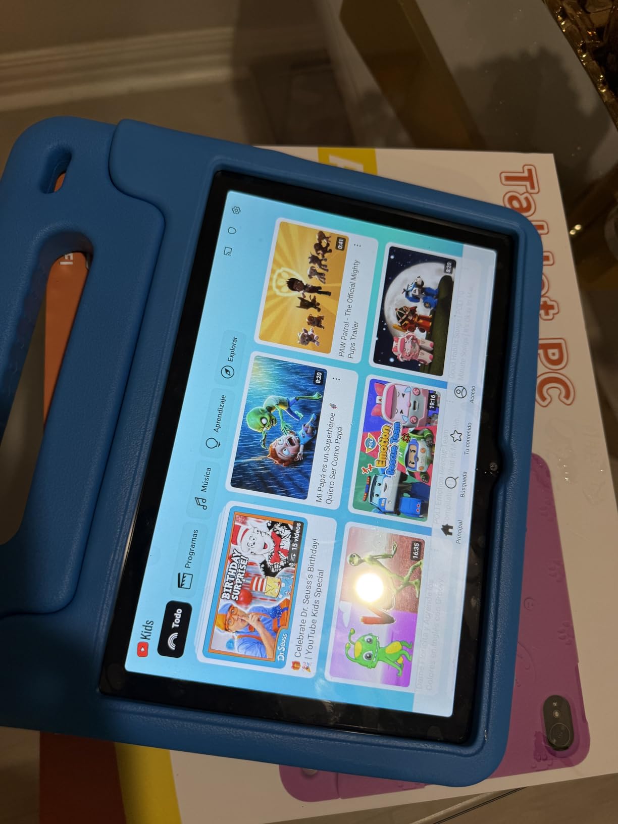 COLORROOM 2026 Upgraded Android 15 Tablet, 10inch Kids Tablet, Octa-core CPU, 10GB+64GB+1TB Expand Tablets for Kids with Kids Space, Parental Control, 6000mAh Big Battery, Touchscreen Tablet, Blue customer photo 2