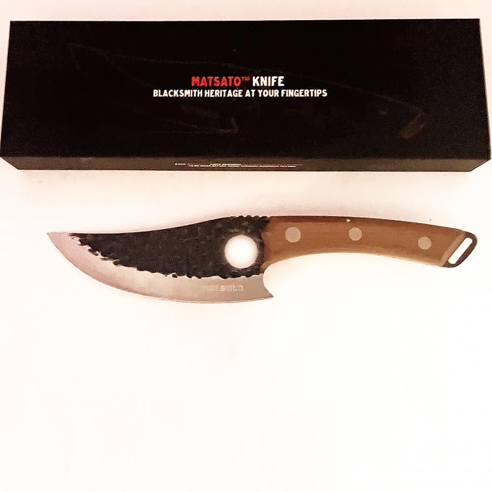 Matsato Chef Knife with Premium Leather Sheath - Japanese Steel Kitchen Knife for Home & Cooking, Christmas Gift Set for Men or Women, Kitchen Gift for Chefs customer photo 1