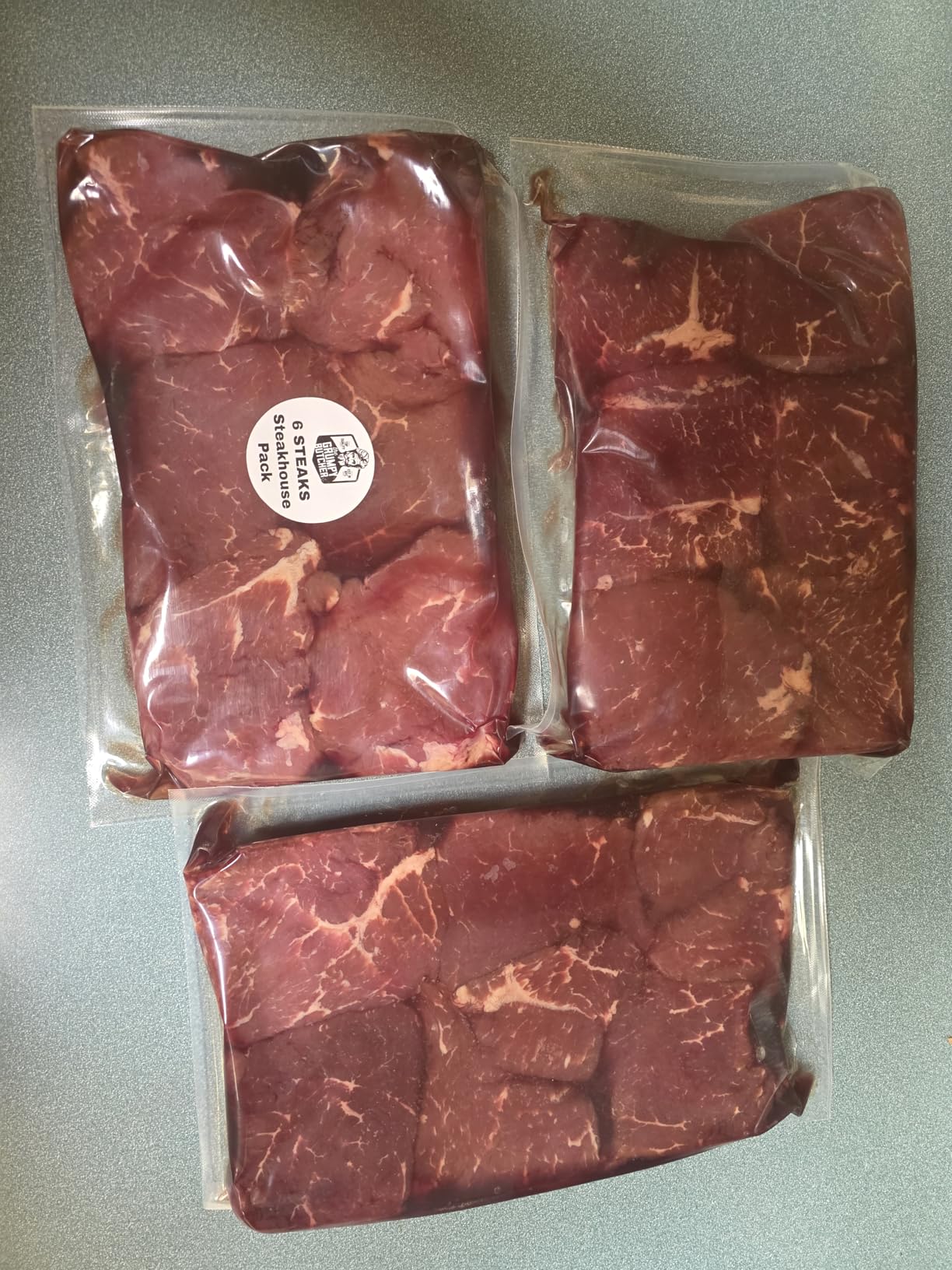 Grumpy Butcher Beef Sirloin Steak, 6 Pack (6 oz each) - Quality Top Sirloin Steak Meat For Delivery in Gift Basket customer photo 2