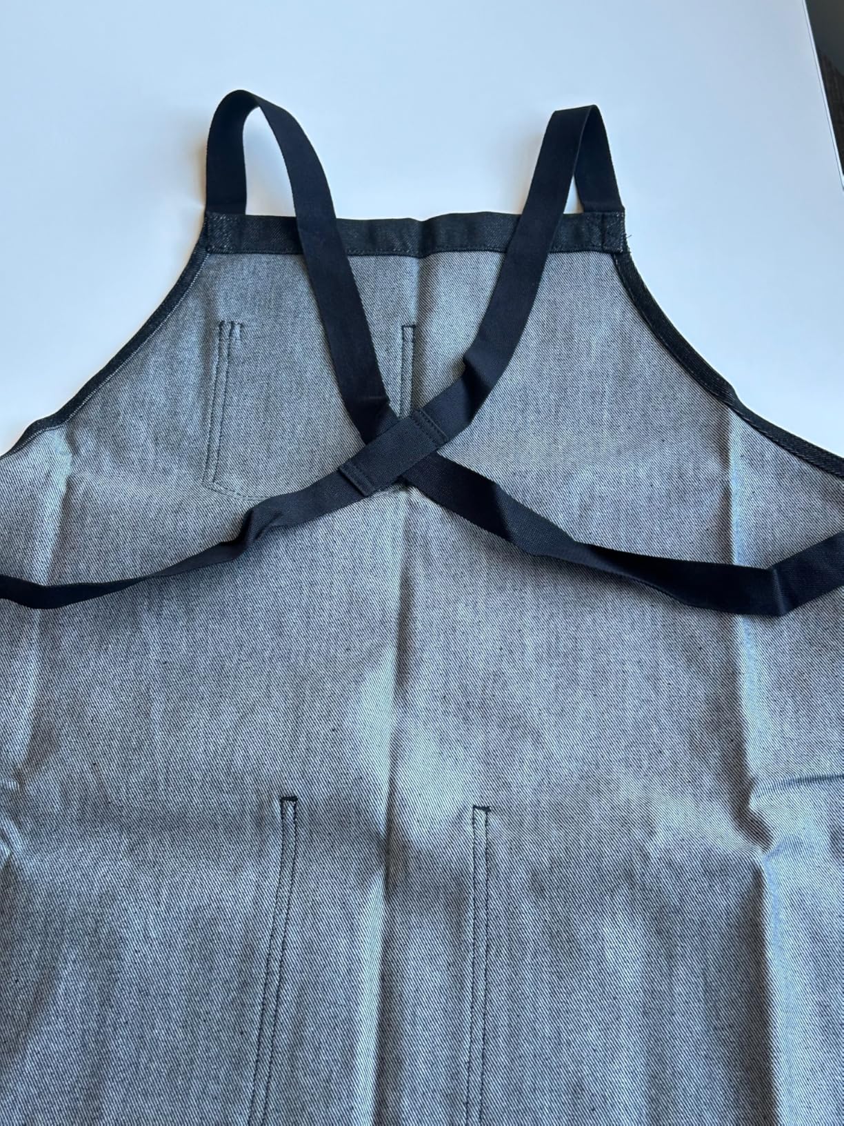 Hedley & Bennett Crossback Apron - Crossback Chef Apron with Pockets - 100% Cotton Twill, 8oz - Midnight Blue customer photo 1