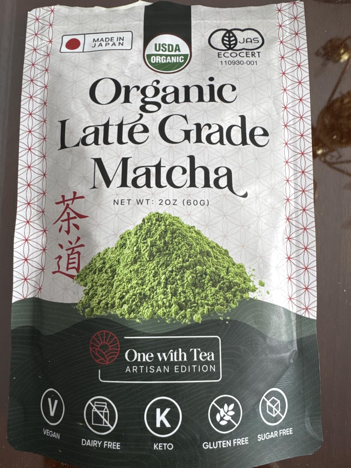 Organic Hojicha Powder 2oz, Roasted Matcha Green Tea Powder from Japan, Stone Ground Hojicha Tea, Made in Japan, Smooth Low Caffeine Green Tea for Hot & Iced Drinks, Hojicha Latte & Smoothies customer photo 2