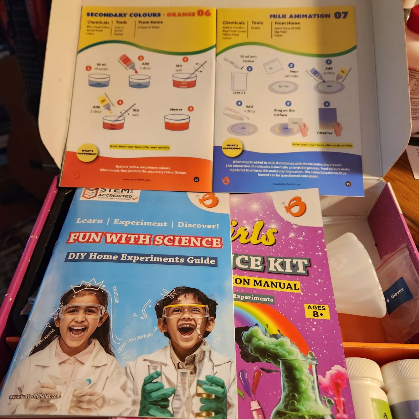 Butterfly EduFields 100+ Science Kits for Kids Age 4-8 | Science Kit Gifts for 6 Year Old Boys & Girls | Science Experiments for Kids 6-8 | Science Kits Age 4-8 | Cool 7 Year Old Gifts customer photo 2