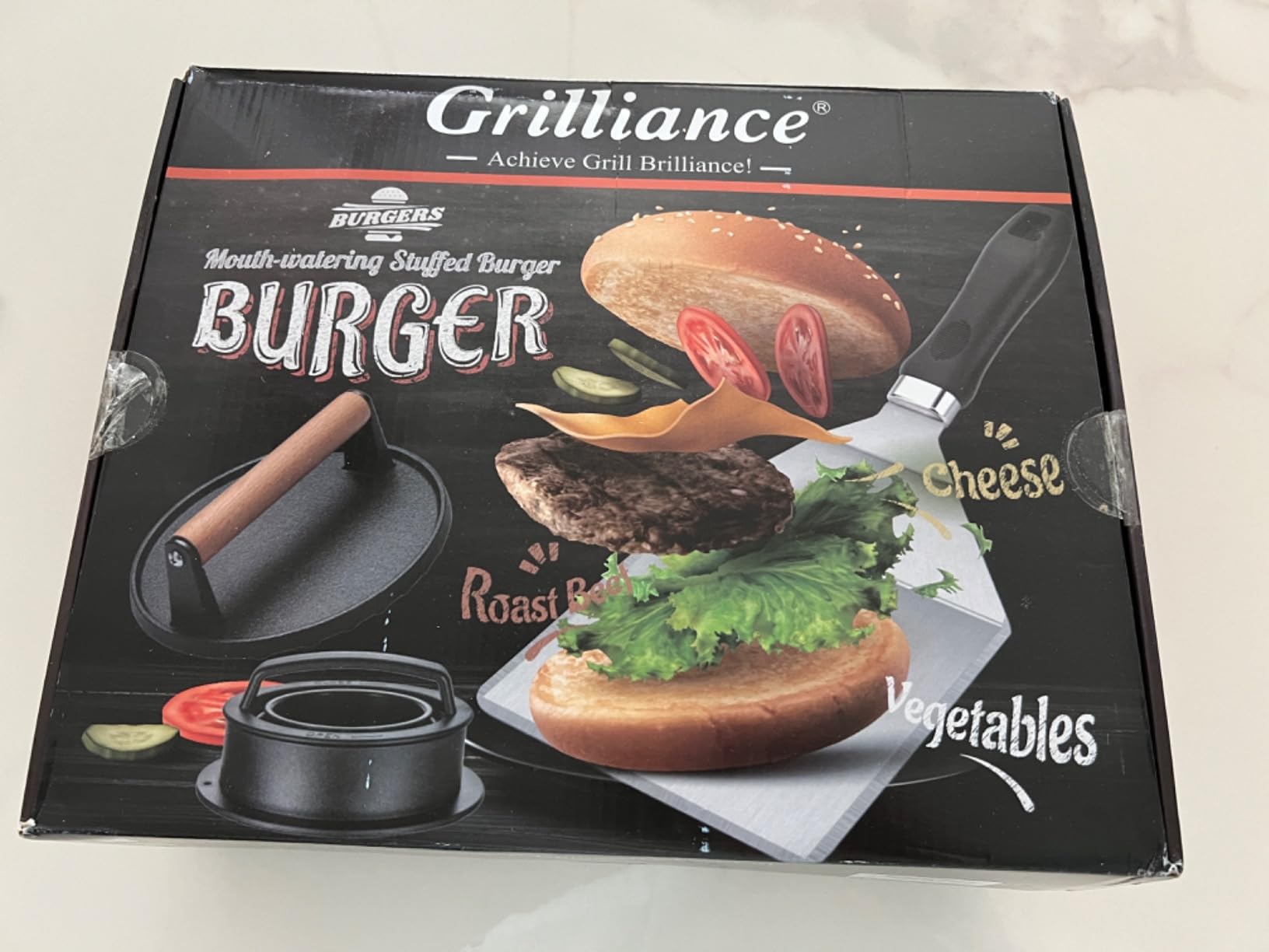 27pcs Griddle Accessories Kit for Blackstone, Professional Hibachi Flat Top Grill Tools, Enlarged Spatula Gift Set with Basting Cover, Burger Press Patty Maker for Outdoor BBQ Teppanyaki customer photo 2