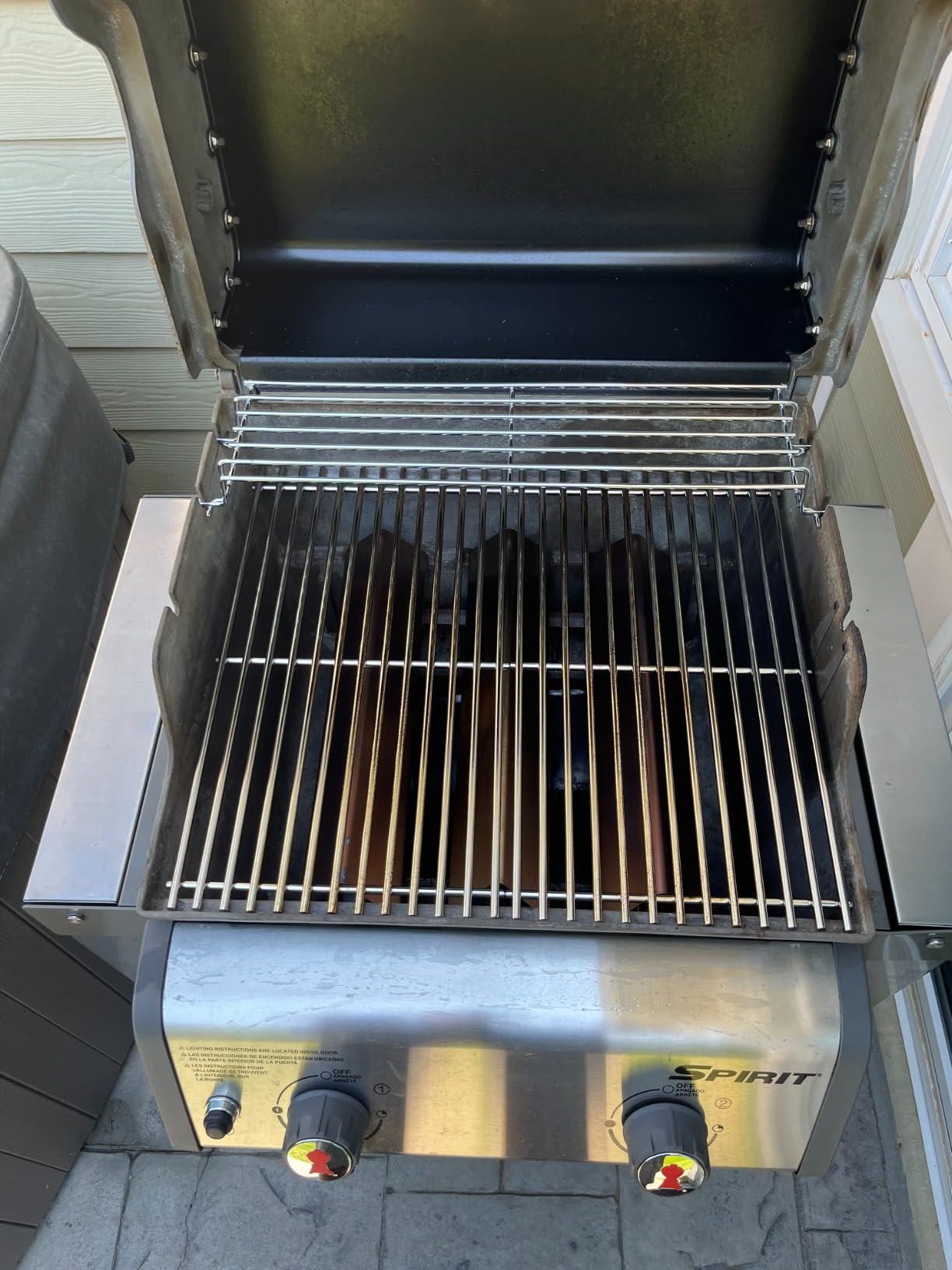 Hisencn Universal Grill Rack for Gas/Wood Pellet/Griddle/Smoker Grill, Adjustable Warming Rack, Upper Rack with Foldable Leg, Adjustable Length 15.3-22.1 in customer photo 2