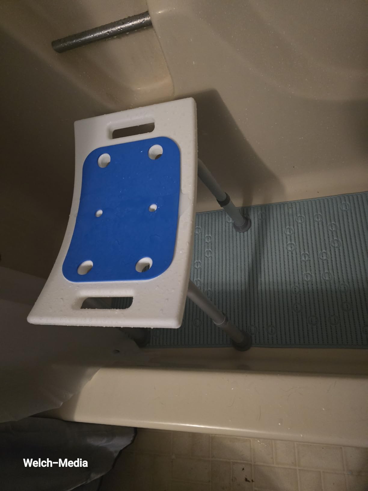 Dr.Kays Shower Chair for Inside Bathroom 350 lbs Shower Stool with Adjustable Height, Portable Heavy-Duty Bath Bench Padded Seat for Inside Tub Bathroom Chair for Elderly and Disabled FSA/HSA Eligible customer photo 1