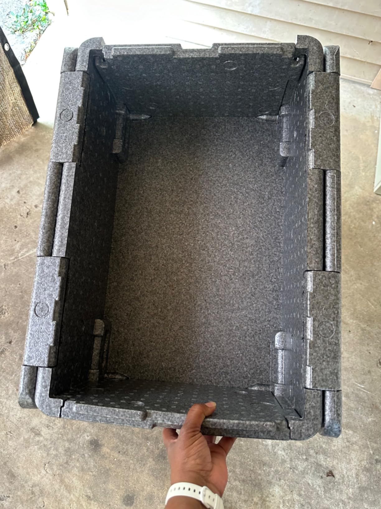 YUANHAO Collapsible Insulated Food Pan Carrier - Top-Loading EPP Catering Hot Box for 8