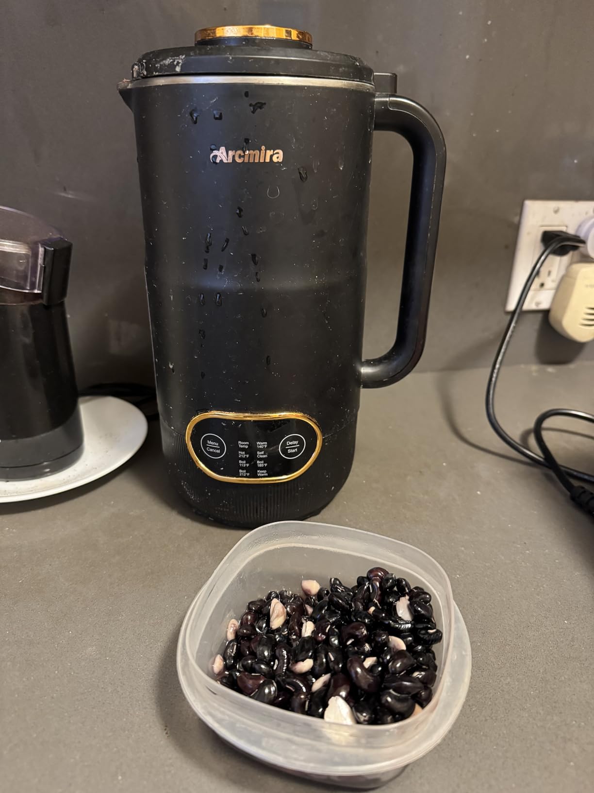 8 in 1 Nut Milk Maker, 8 Blade 35oz Homemade Almond, Oat, Coconut, Soy, Plant Based Milks and Non Dairy Beverages, Soy Milk Maker Machine with Delay Start/Keep Warm/Self-Cleaning/Boil Water customer photo 2