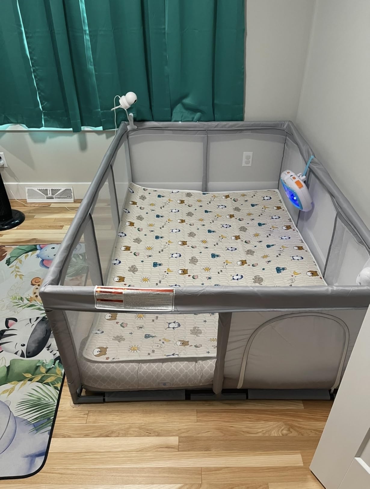 besuhot Large Baby Playpen 79x79 Inch, Playpens for Babies and Toddlers, Indoor & Outdoor Extra Large Kids Activity Center, Baby Play Yard with Zipper Gates customer photo 1