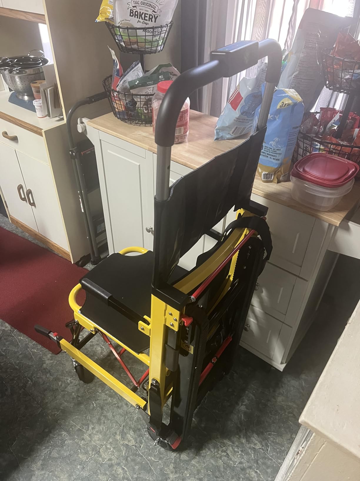 Electric Stair Climbing Wheelchair Foldable Stair Lifts for Seniors 400lbs Load Capacity Motorized Stair Chair Stairlift with Seat Belts customer photo 1
