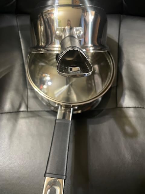AVACRAFT 18/8 Stainless Steel Double Boiler, 1.5 Quart - Quality Clad Melting Pot for Butter, Chocolate, Cheese, Wax, Sauces - Even Heat, Tempered Glass Lid, Long Handle, Bottom has 5 Layers customer photo 2