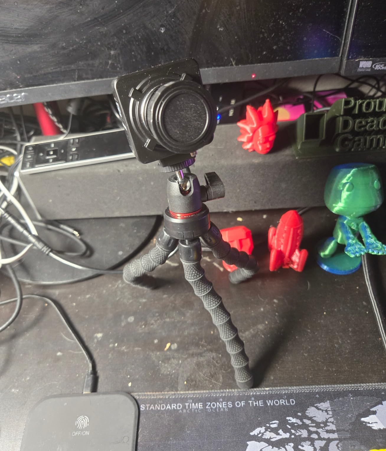 Flexible Camera Tripod Compatible with GoPro Hero 13, 12, 11,10, 9 Bendable Tripod 360° Rotation Mount Stand for Vlogging customer photo 2