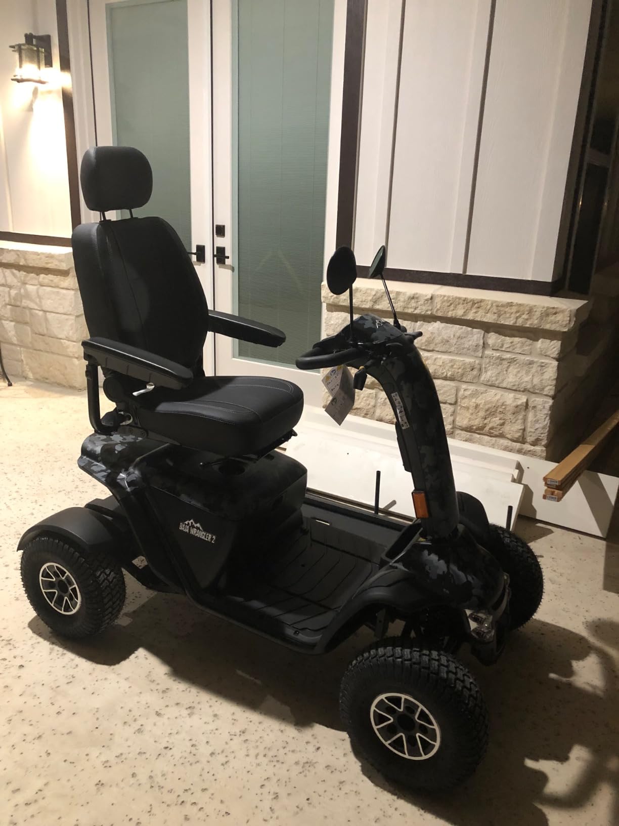 Pride Baja Wrangler 2 Outdoor Scooter - Comfort Mobility for Adults, 450 Lbs Weight Capacity, 75 Ah Battery, Desert Sand, 18 Inch Seat Size - BA400 customer photo 1