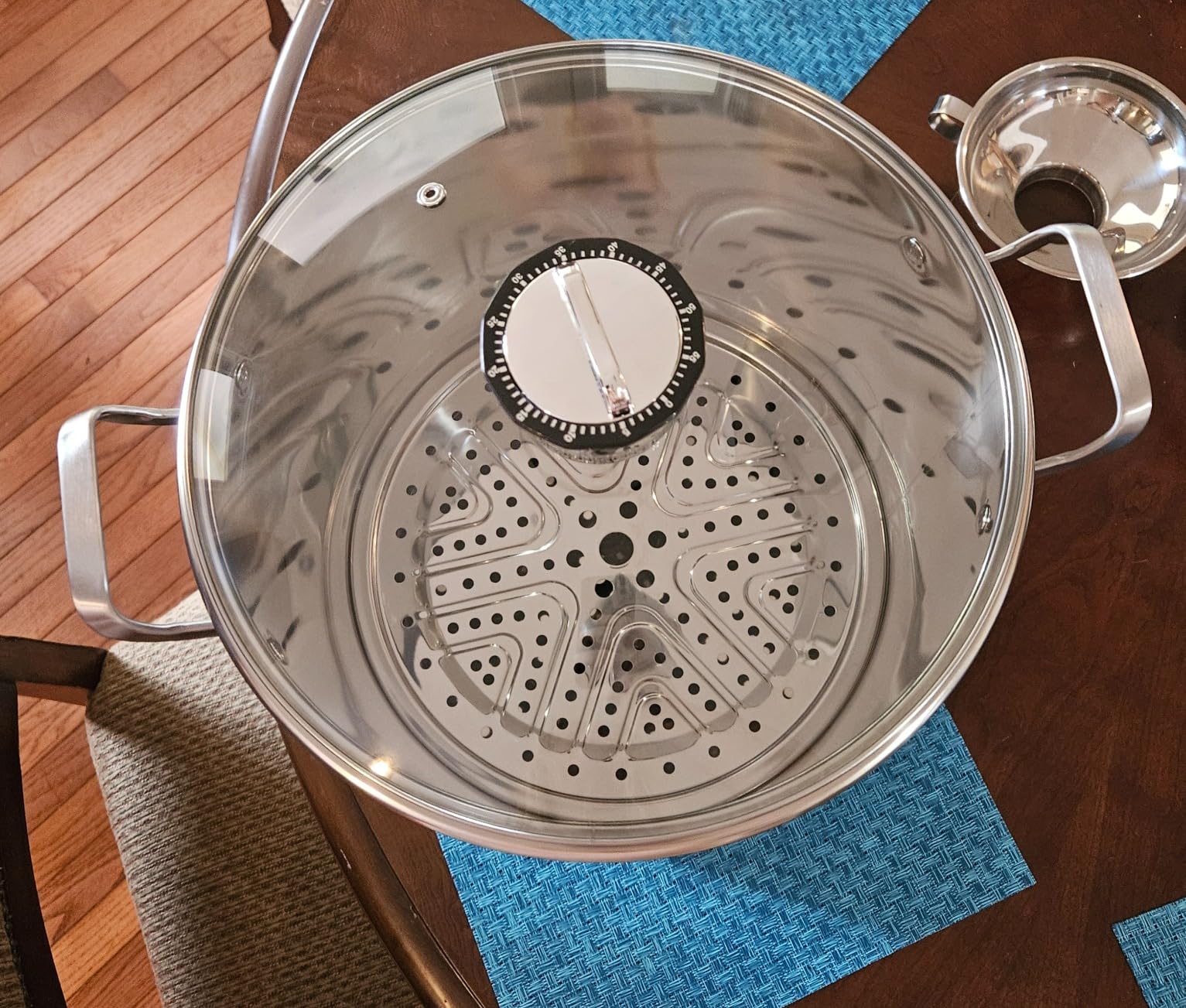 LINMAGCO Canning Supplies Starter Kit - Canning Pot, Water Bath Canner with Lid & Steam Canner with Rack customer photo 2