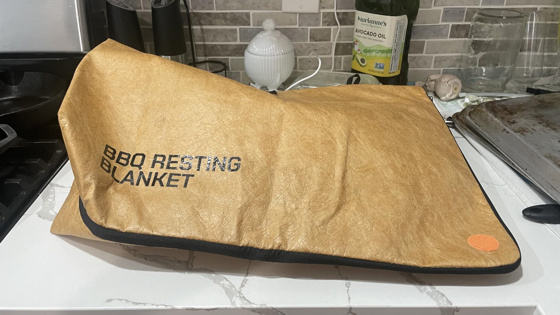 BBQ Blanket PRO for Resting Meat - Heavy Duty Insulated Smoker Bag with Wide Mouth | Restaurant Grade Brisket Blanket for Pork, Turkey, Beef | Reusable BBQ Accessory & Gift for Grill Lovers customer photo 2