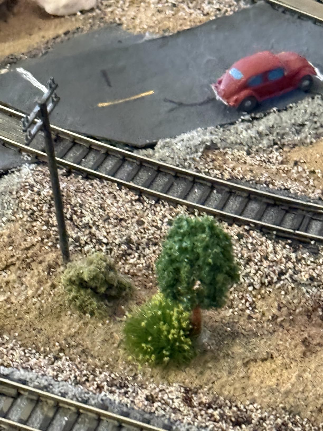 Warmtree 126 Pcs Static Grass Bushy Tufts Lowland Shrubs Tuft Terrain Model Kit for Train Landscape Railroad Scenery Sand Military Layout Model Miniature Bases and Dioramas customer photo 2