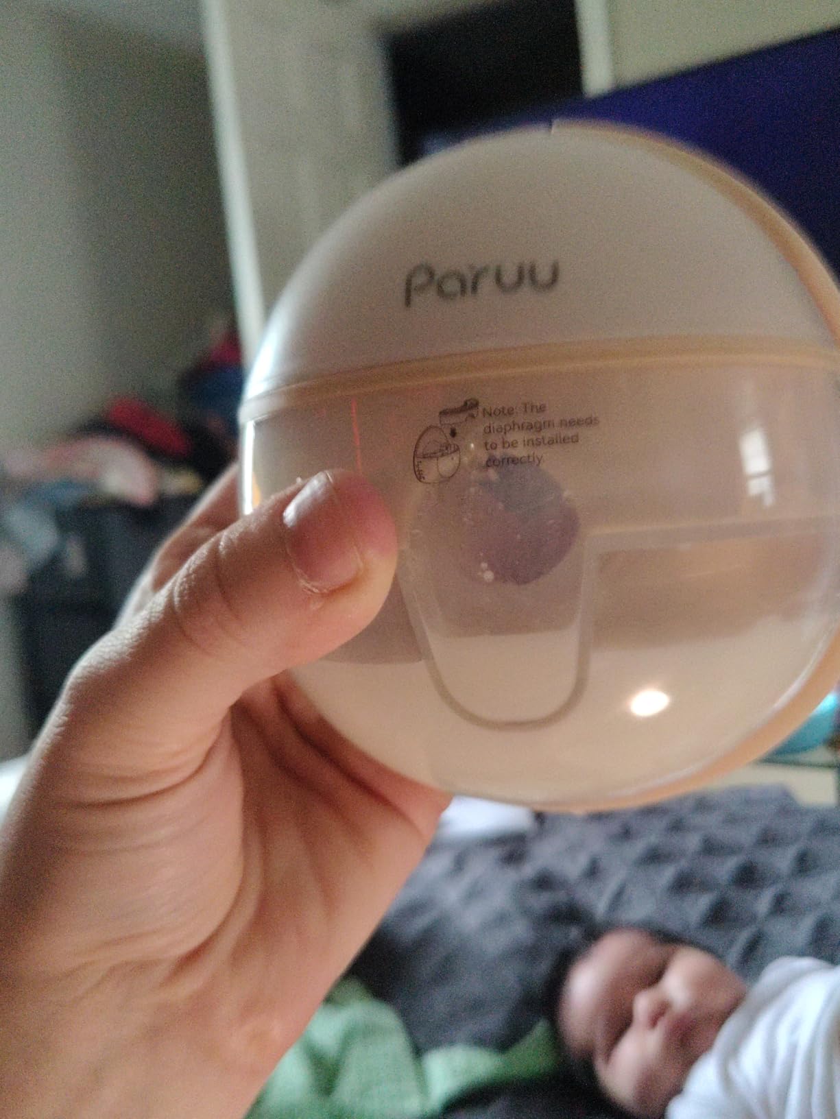 Paruu Hands Free Breast Pump P16, Wearable Breast Pump Electric Portable with 4 Modes & 12 Levels, Max 309mmHg Strong Suction 19/21/24mm Flange Inserts Wearable Breastfeeding Pump, 2 Pack customer photo 2