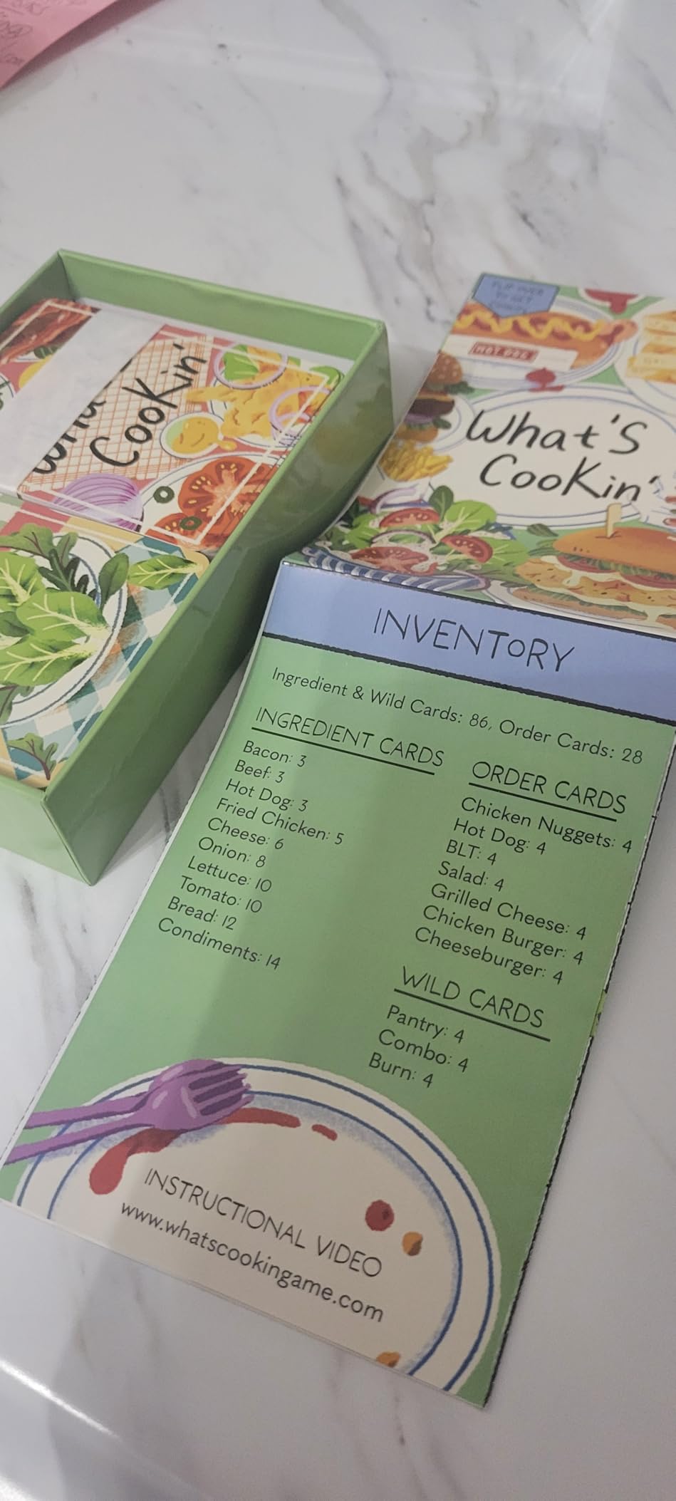 What's Cookin' - The Fast Food Card Game | Easy to Learn, Hard to Master | 15-20 Minute Playtime customer photo 2