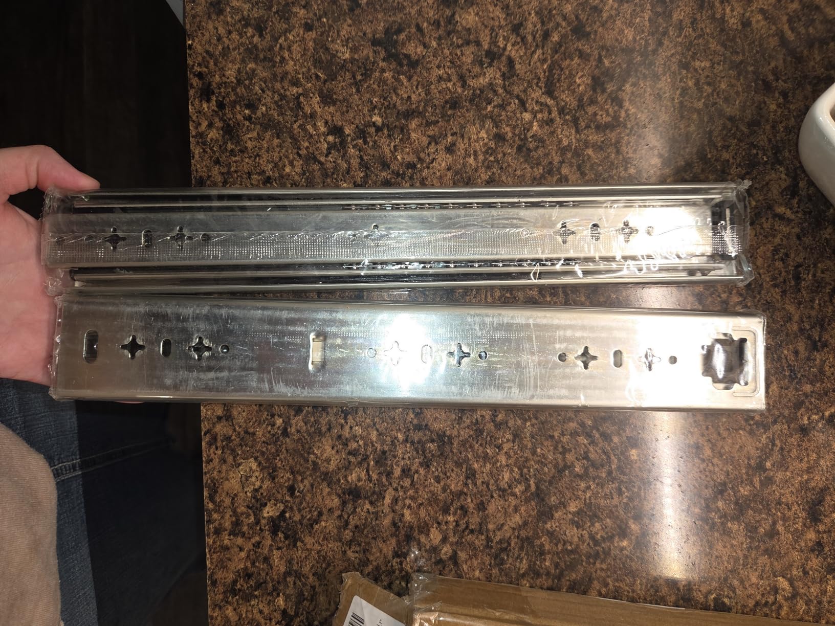 Heavy Duty Drawer Slides, 40 Inch, 300 lb Load Capacity, Side Mount, Full Extension, Ball Bearing customer photo 2