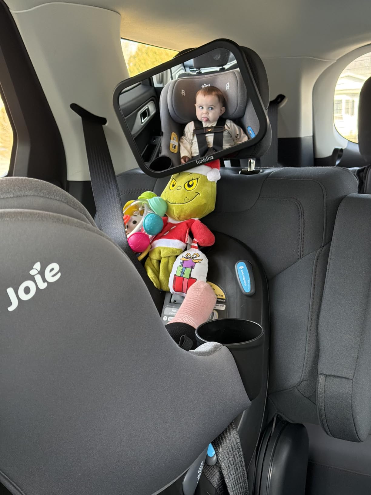 Joie Chili Spin 360 2-in-1 Rotating Convertible Car Seat with a 360 Spin and Easy Installation - Lower Anchor Attachment or Vehicle Belt Installation (Thunder) customer photo 2