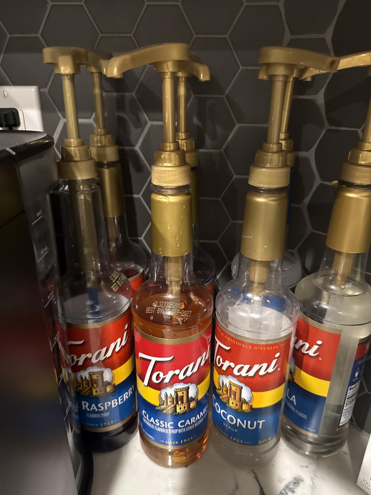 Torani Coffee Syrup, Classic Caramel Flavored Syrup for Drinks, Pump Included, 25.4 Fl Oz customer photo 1