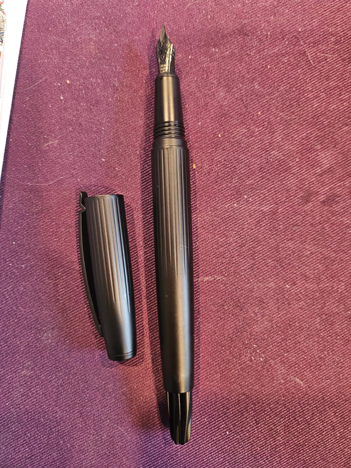 TAG Submarine Luxury Fountain Pen - TurbineDriven Refill, Steel Black Fine Nib, Elegant Writing Gift customer photo 2