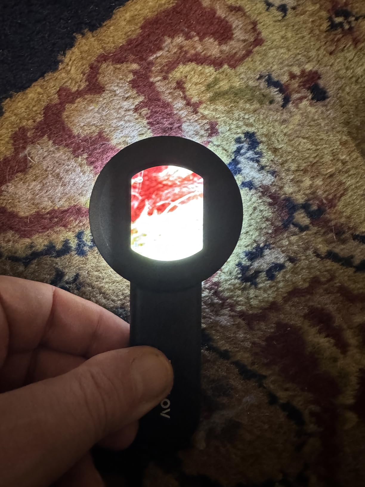 TOMLOV P10 Microscope Handheld Coin Magnifier with Light for Error Coins, 100X customer photo 2