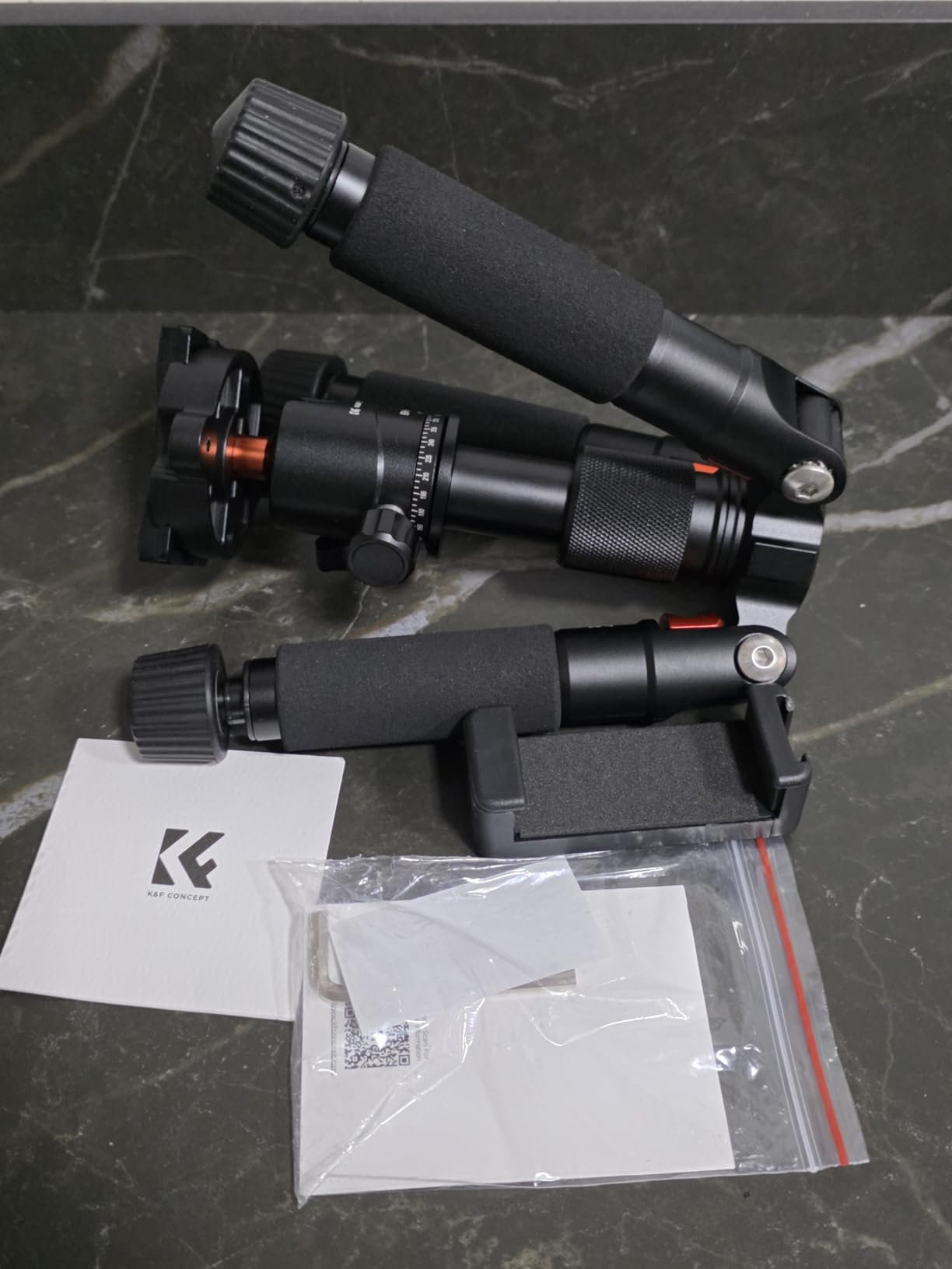 K&F CONCEPT Mini Desktop Tripod, 20.5''/ 52cm Compact Desk Tripod with 360 Degree Ball Head, 1/4 inch Quick Release Plate for Camera Video Camcorder customer photo 2