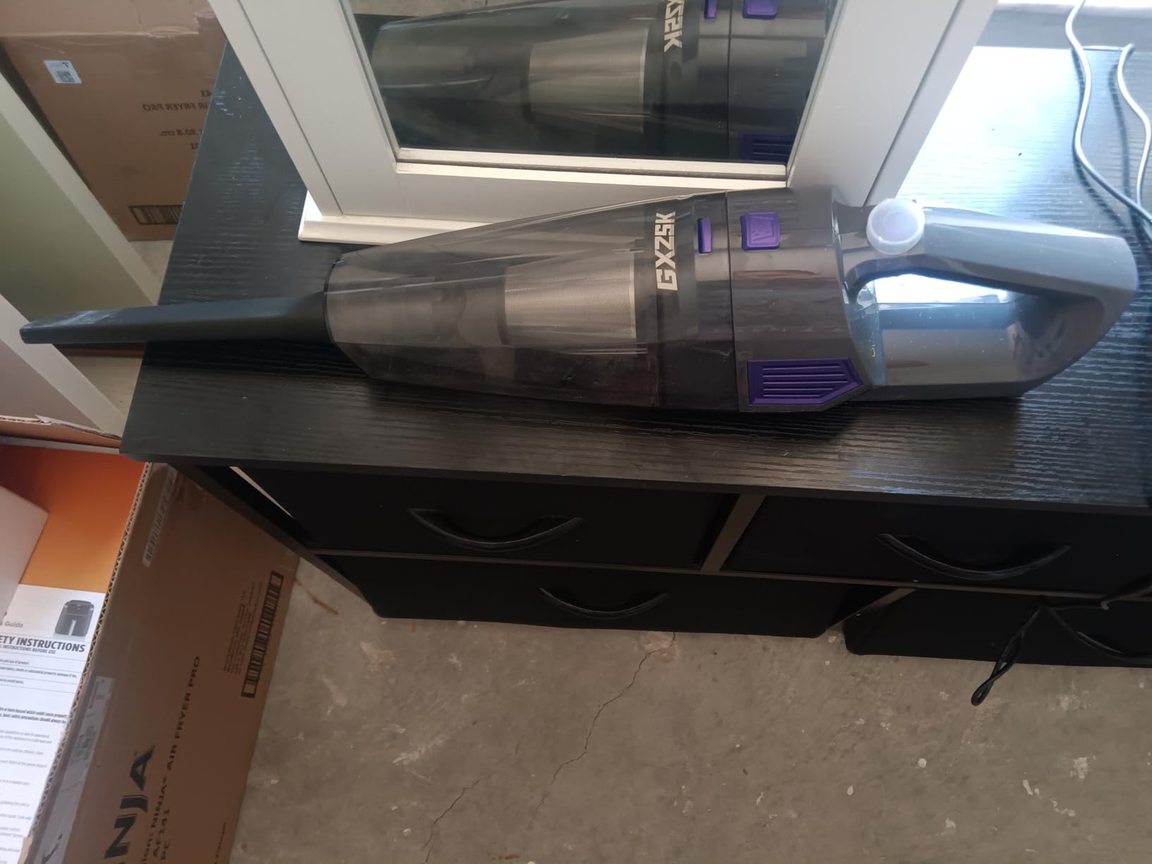 Gxzsk Handheld Vacuum Cordless, 15000PA Strong Suction Hand Held Car Vacuum Cleaner Rechargeable, Portable Hand Vacuum with Multi-Nozzles & Washable Filter for Home Office, Car, Pets customer photo 2