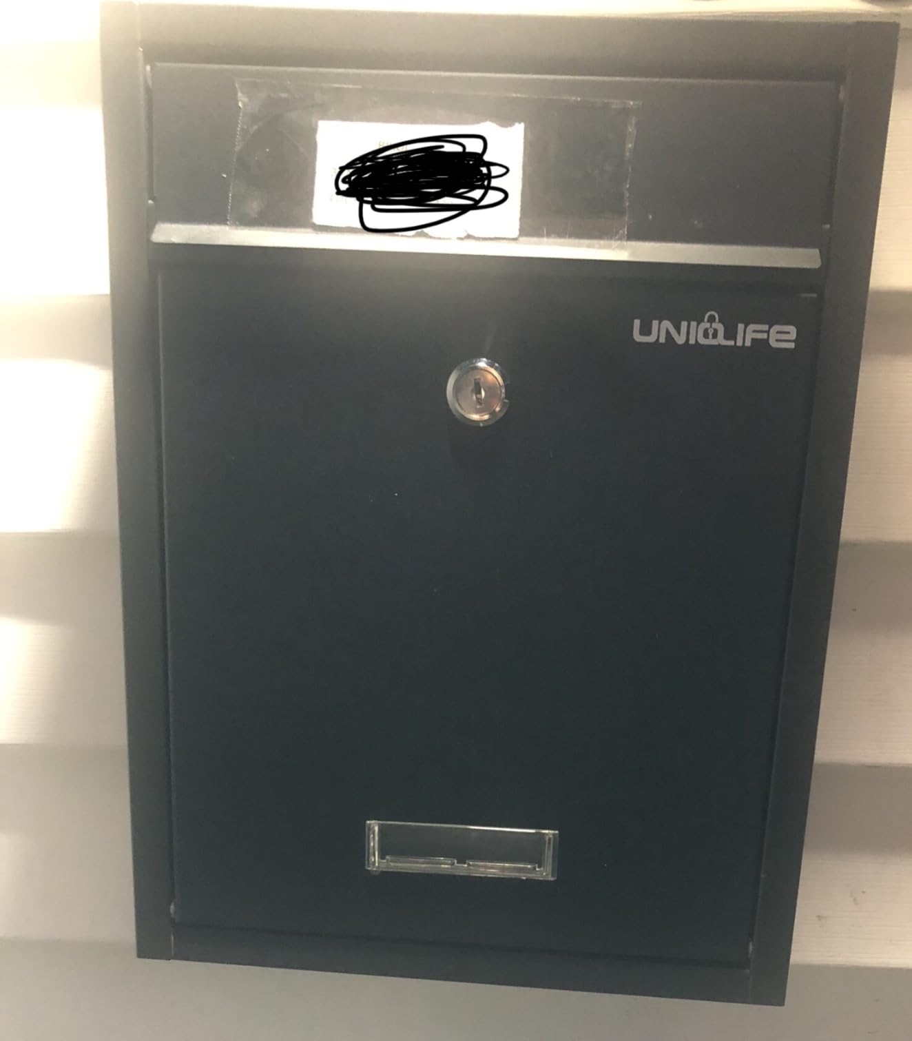 Uniclife Wall Mount Mailbox for Outside, Locking Mail Box, Large Mailbox with Key Lock, Security Mail Box for House customer photo 2