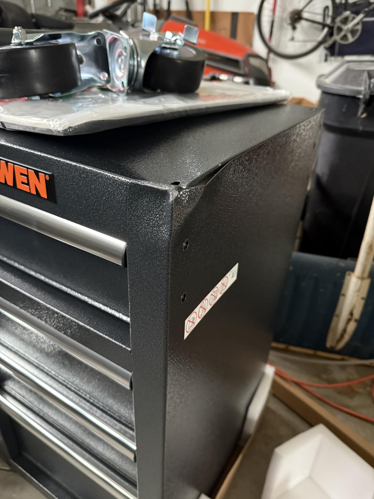 WEN 42-Inch Premium Rolling Tool Cabinet Heavy Duty Steel customer photo 2