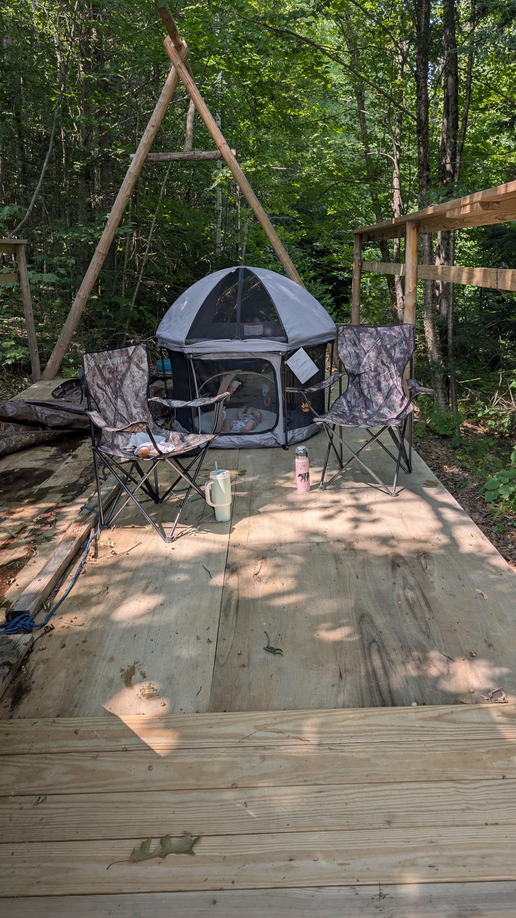 Jeep Hexagon Pop Up Play Yard with Removable Canopy | Ideal for Indoor and Outdoor Use, Olive Green customer photo 2