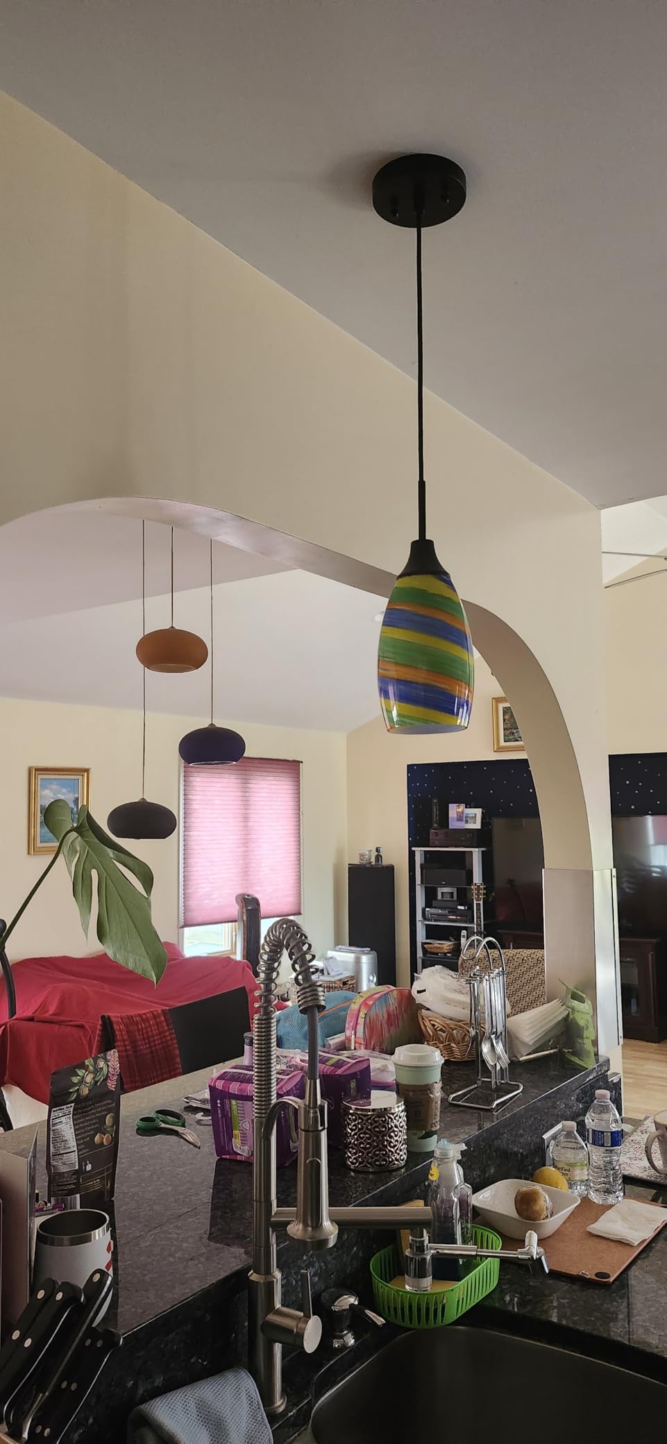 Mini Glass Pendant Light 4.72