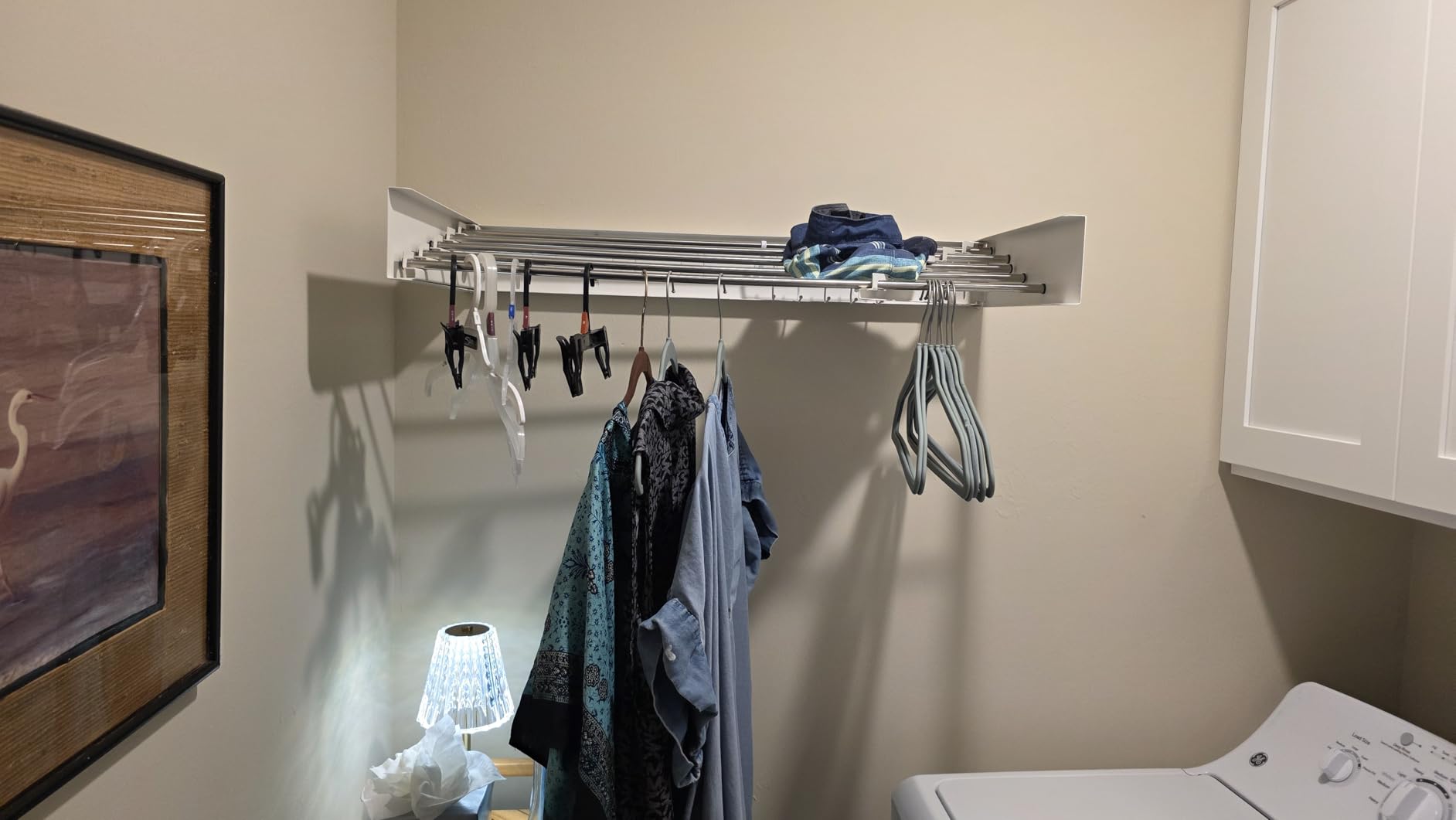 Vikaqi Wall Mounted Clothes Drying Rack 32