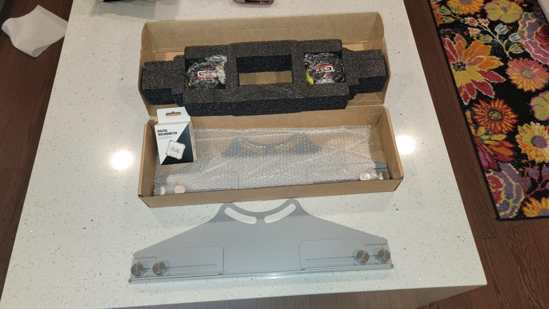 Toe Alignment Tool Toe Plates Wheel Alignment Tool Automotive with 2 Tape Measures and 1 Digital Angle Finder Provides Accurate Fast Wheel Alignment Measurements for Most Cars customer photo 1