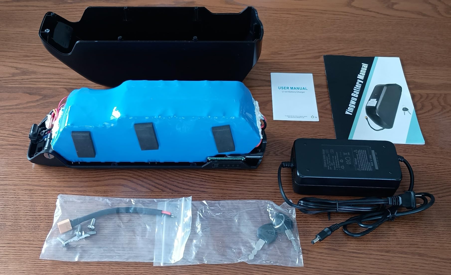 52V 20Ah Ebike Battery - Lithium Ion Bike Battery for 0-1500W Electric Bike Kit, for BAFANG Voilamart AW Ebikeling Pexmor L-Fater E-Bike Conversion Kit - W/Charger & BMS customer photo 1