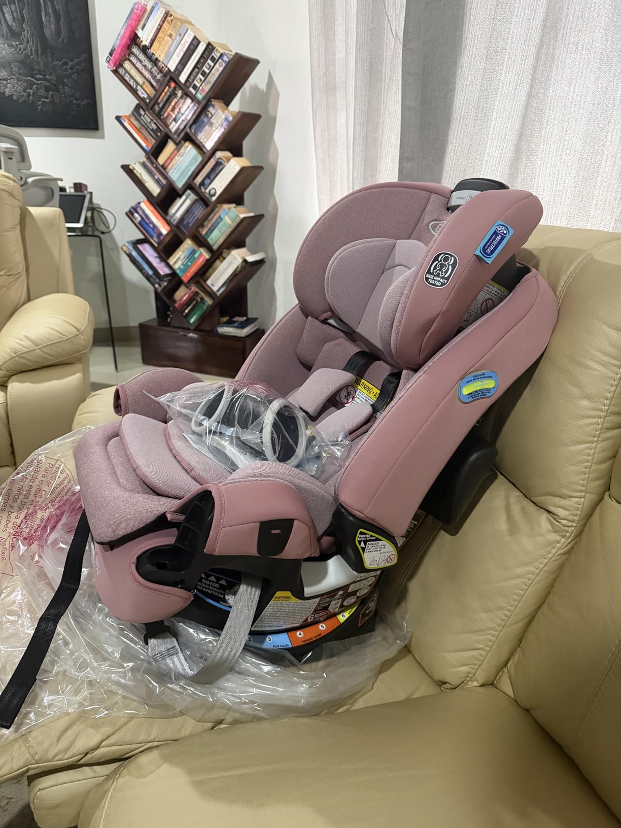Graco 4Ever DLX 4-in-1 Car Seat, Infant to Toddler, Maven customer photo 2