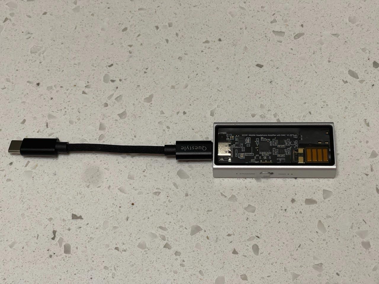 Questyle M15C Portable USB DAC with 4.4mm Balanced Output customer photo 2