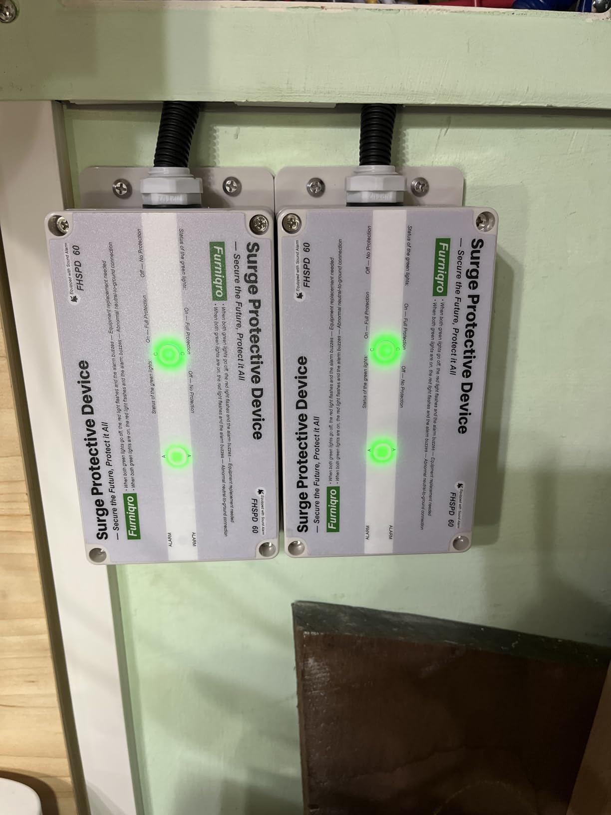 FHSPD140 Whole House Surge Protector FS140 Whole House Surge Protection Device Rated for 140,000 Amps, Whole Home Surge Protector, Indoor/Outdoor Use, 120/240V customer photo 1