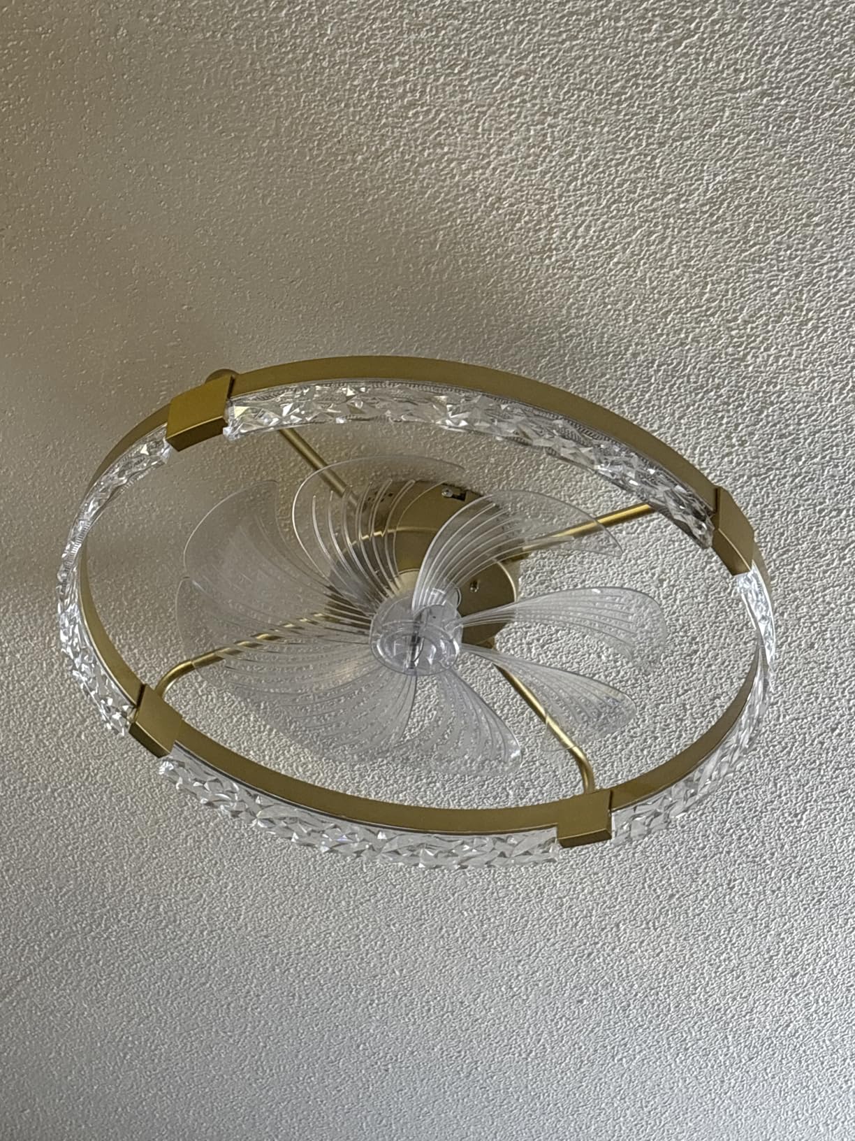 LEDIARY 20 Inch Low Profile Ceiling Fans with Lights and Remote, Fandelier Ceiling Fan Flush Mount, 3000K-6000K Dimmable LED Fan Light, White Modern Ceiling Fans with Lights for Bedroom customer photo 2