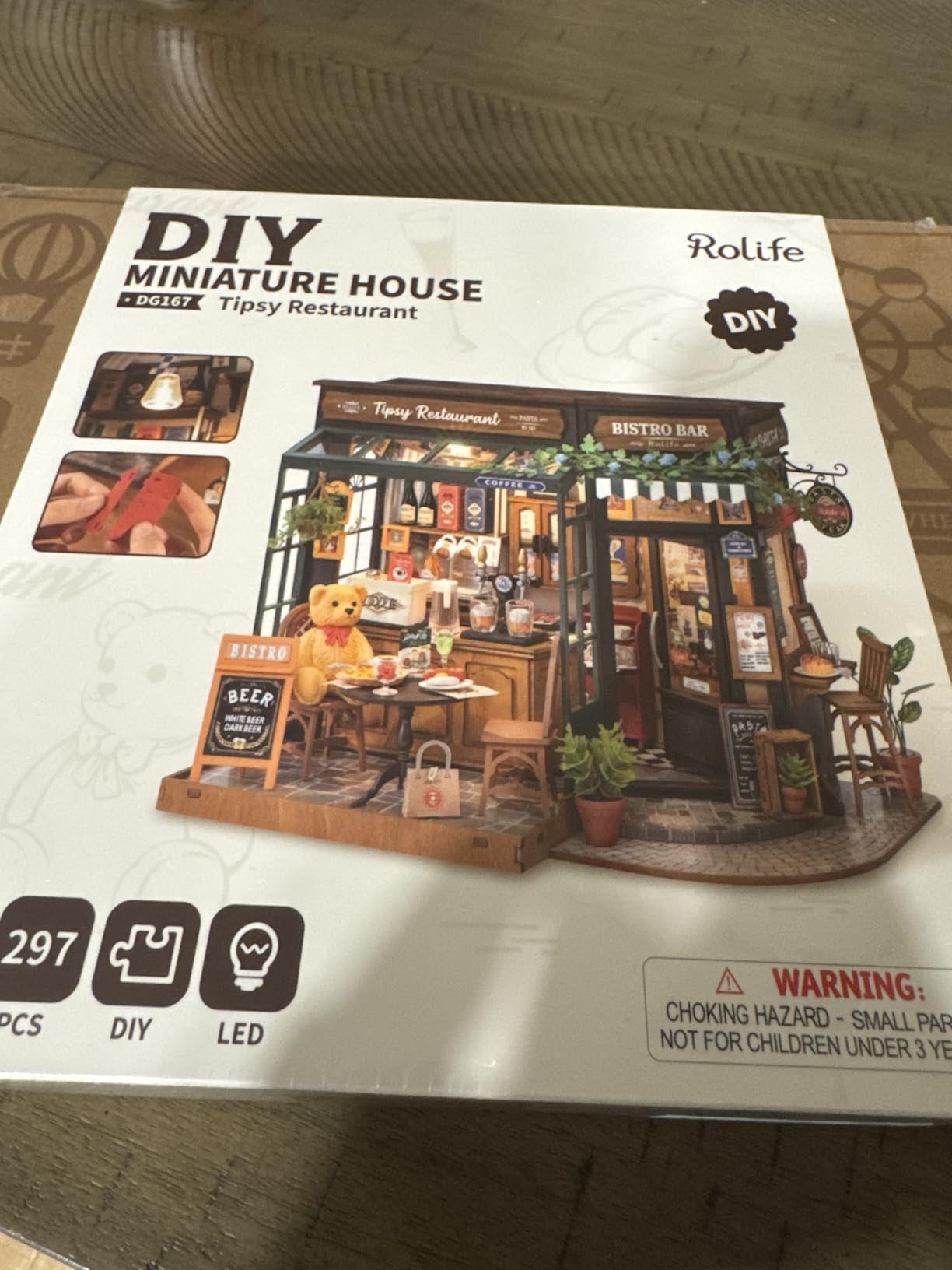 Rolife DIY Miniature House Kit - Tipsy Restaurant Coffee & Bar Diorama customer photo 2