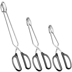 Scissor Tongs 16-Inch Extra Long Stainless Steel Barbecue Grilling Tongs (Black Handle) customer photo 1