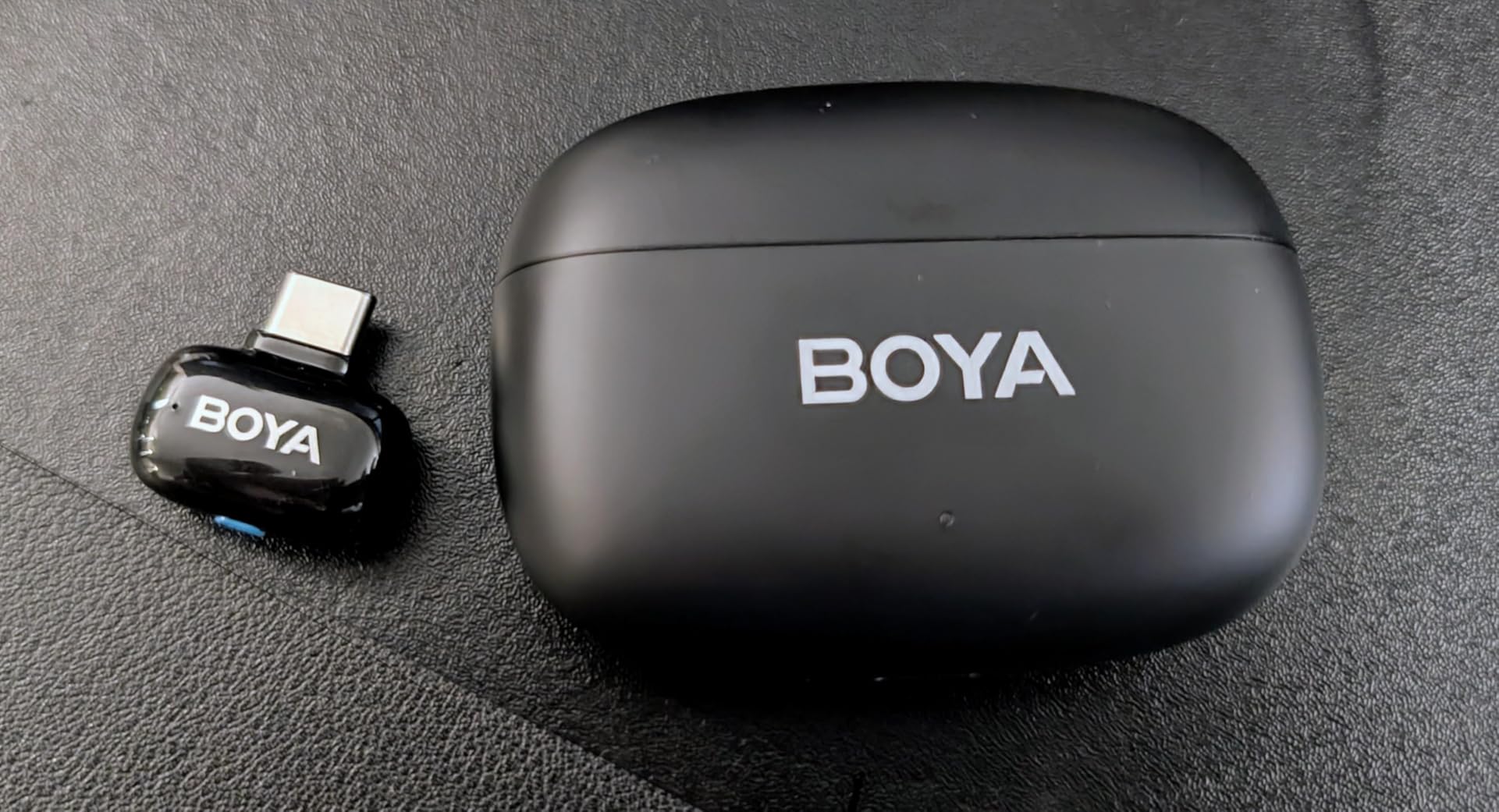 Boya mini 2 Wireless Lavalier Microphones for iPhone 15/16/17 & Android, AI Noise Cancellation, App Control, 30H Battery Life with Charging Case, Lapel Microphone Wireless for Video Recording Vlogging customer photo 2