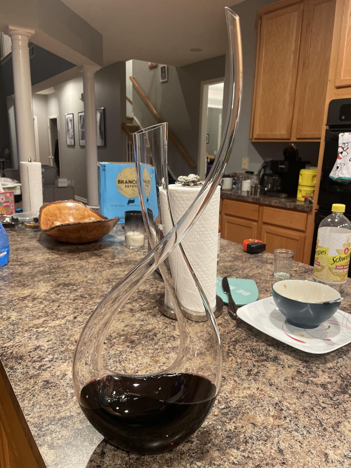 Wine Enthusiast Art Series Deluxe Wine Tower Decanting Set customer photo 2