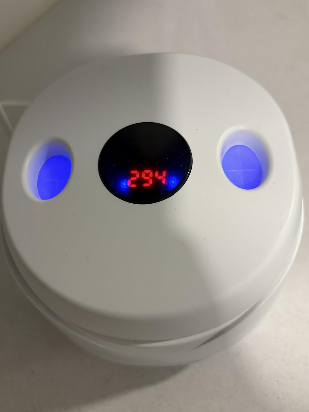 Portable Pacifier Sanitizer, UV Light Sanitizer Box, 99.99% Cleaned in 3 Minutes, 90 Disinfection Cycles, USB Rechargeable, Baby Pacifier Sanitizer On the Go customer photo 2
