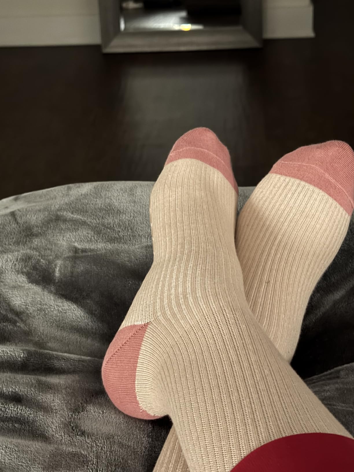SONORAN Compression Socks for Pregnant Women (2/3 Pairs) 15-20 mmHg Bamboo Viscose Non-slip Sock for Nurses Pregnancy customer photo 2