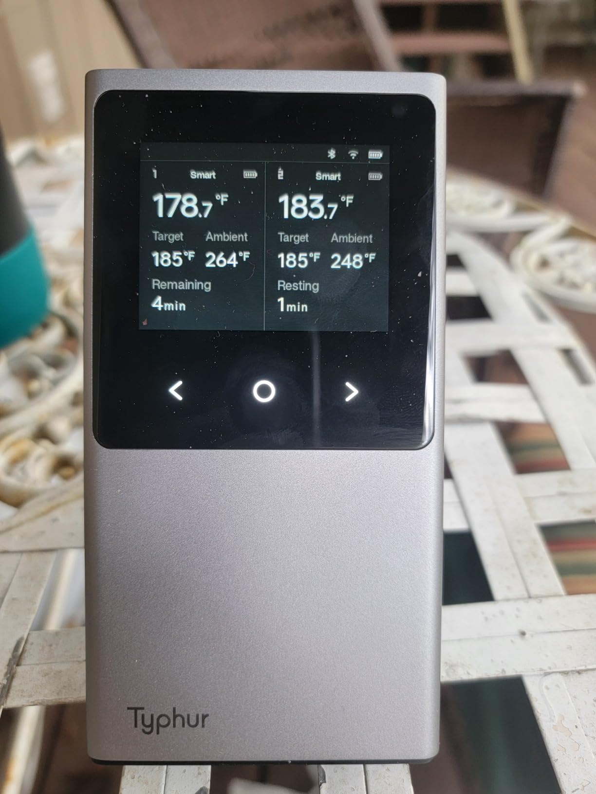 Typhur Sync One Smart Wireless Meat Thermometer: Standalone Base with LCD Display, Unlimited WiFi & Bluetooth Range, Enhanced Signal Stability for BBQ, Grill, Oven, and Smoker customer photo 2